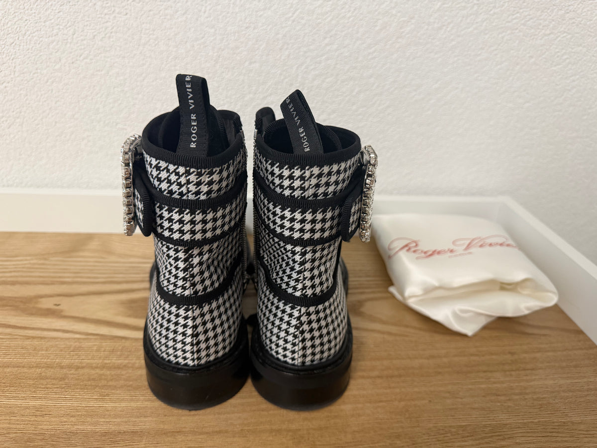 Roger Vivier – Bottines à motif pied-de-poule