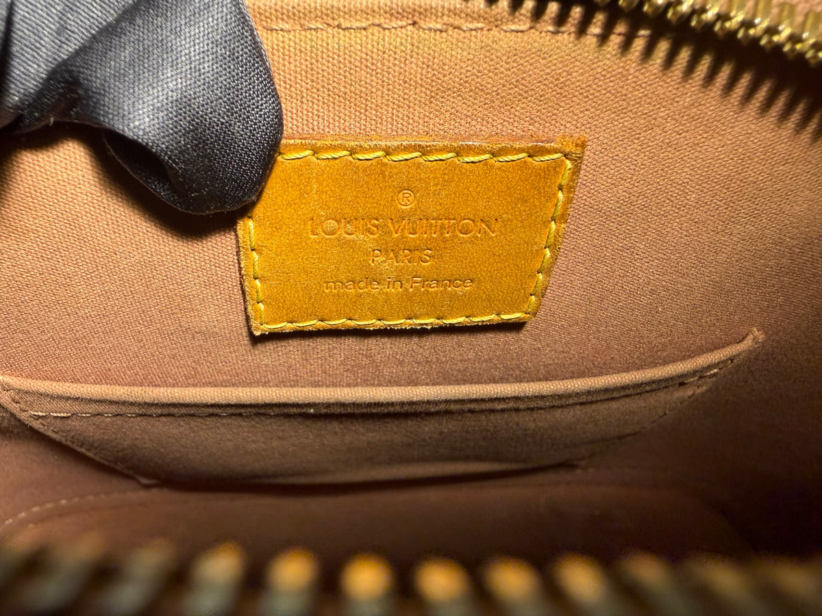 Sac Louis Vuitton Alma BB en cuir verni Monogram