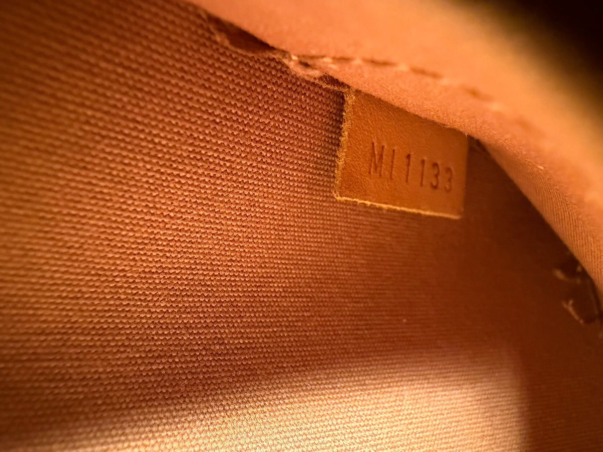 Sac Louis Vuitton Alma BB en cuir verni Monogram